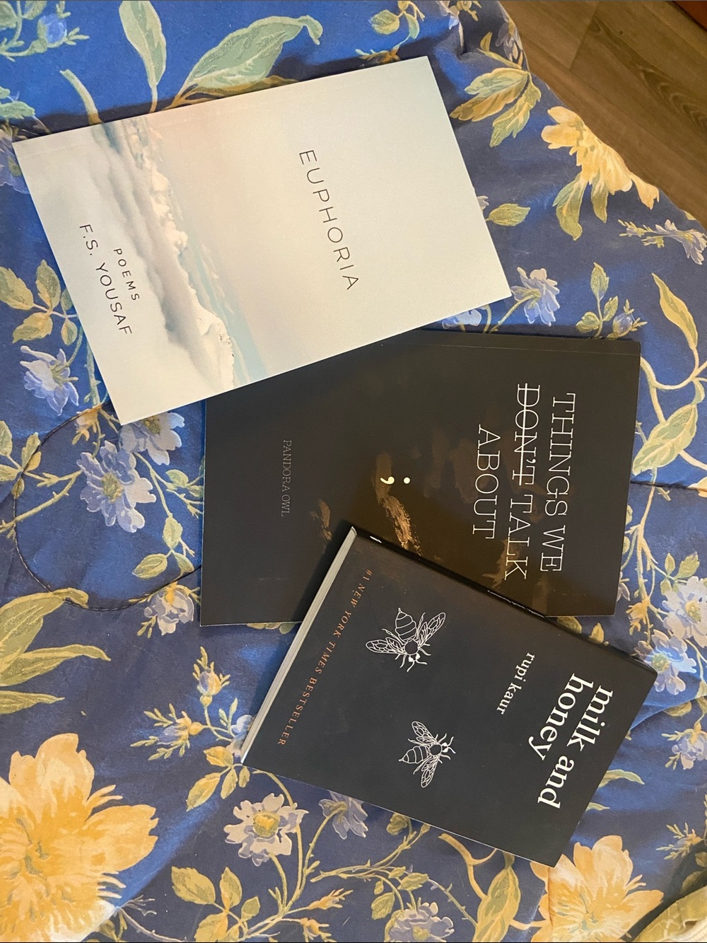 Milk and Honey + 2 indie poetry books